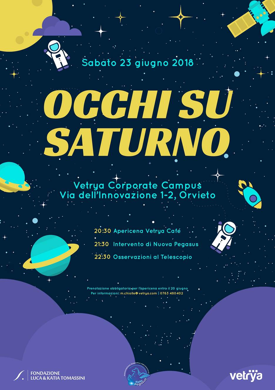 Occhi su Saturno alla Vetrya